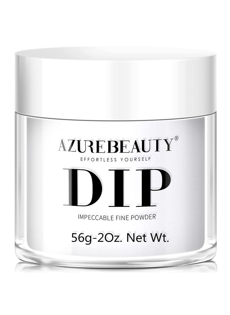 AZUREBEAUTY - AZUREBEAUTY Dip Powder Clear Color 2Oz/56g, Basic Transparent Acrylic Dipping Powder Crystal French Nail Art Starter Manicure Salon DIY at Home, Odor-Free, Long-Lasting, No Nail Lamp Needed - Image 1