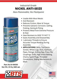 BTS NICKEL ANTI-SEIZE 460 ml  - Image 2