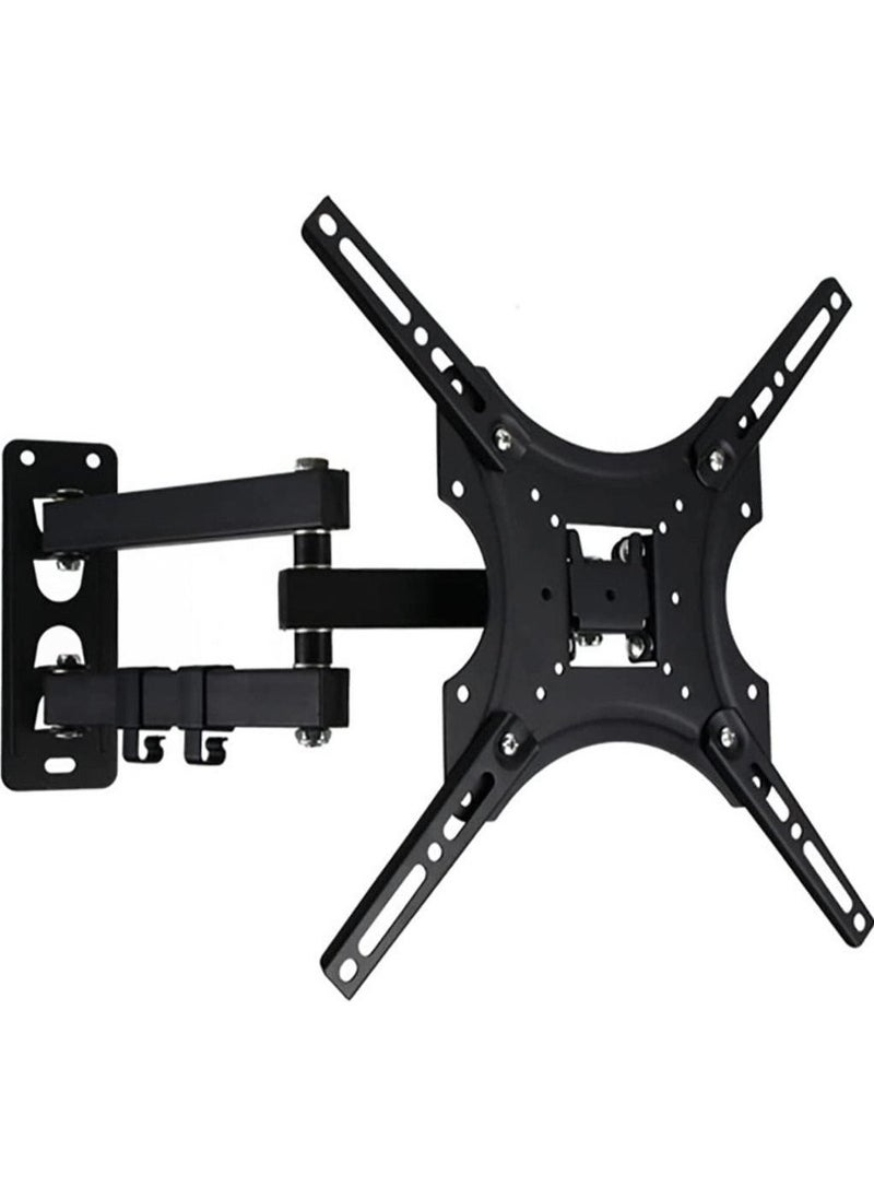 Tilt & Swivel TV Wall Mount - Heavy Duty Steel Bracket for 32-55" LED, LCD, Flat & Curved TVs, 70 lbs Capacity, VESA 400x400 - Image 1