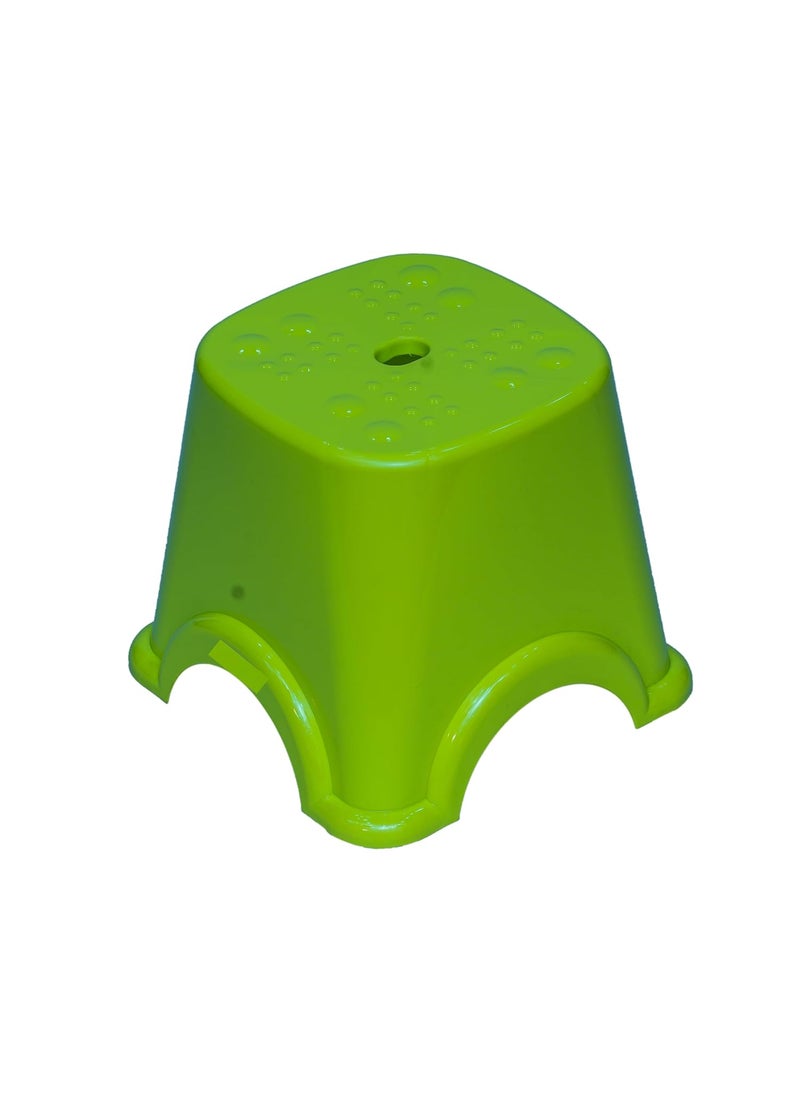 Generic - Furniture Yard Plastic Stool | Plastic Stool for Sittng | Light Weight & Stackable | Ideal for Kitchen, Suitable for Home, Office, Hotel & Bathroom |Small Stool - Image 1