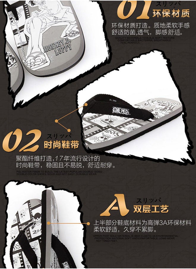 Generic - One Piece animation Flip-flops fashion trend casual sandals - Image 1