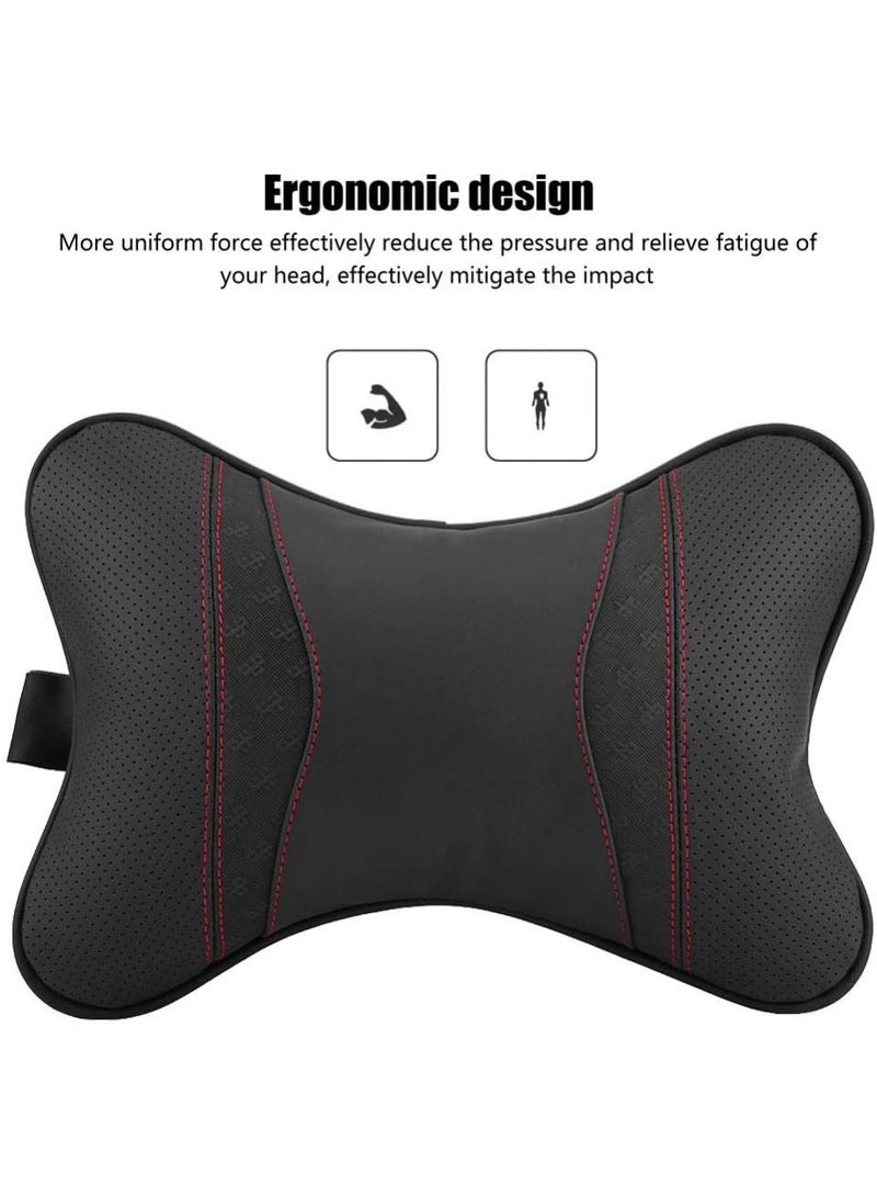 Car Neck Support Cushion Headrest Pad Ergonomic Seat Accessory for Driving Comfort, Soft Neck Rest Pillow for Long Sitting Support in Car Seats - Image 5