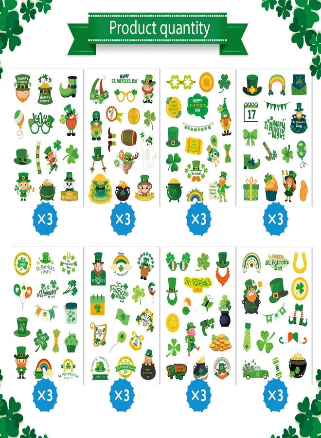 OTAITY 484 PCS St. Patrick’s Day Stickers, Irish Day Stickers for Kids Shamrock Leprechaun Clover Hat Irish Day Themed Party Holiday Stickers for St. Patrick’s Day Party Favors Accessories Decorations - Image 3