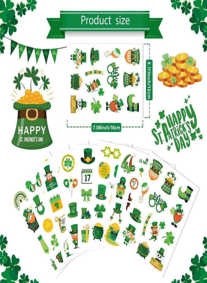 OTAITY 484 PCS St. Patrick’s Day Stickers, Irish Day Stickers for Kids Shamrock Leprechaun Clover Hat Irish Day Themed Party Holiday Stickers for St. Patrick’s Day Party Favors Accessories Decorations - Image 2