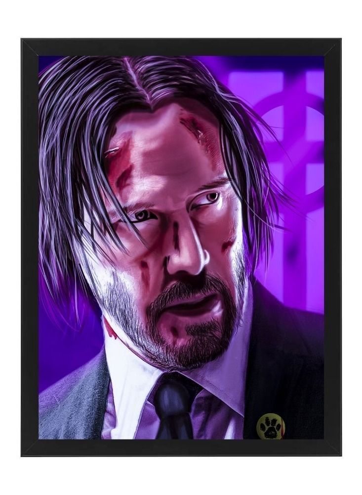 RKN Wall Art Poster Frame John Wick 21X30 cm - Image 2