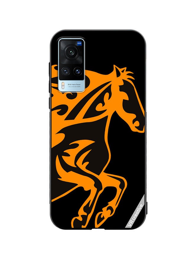 VR CREATIVE Protective Case Cover For Vivo X60 Horse Flame Design Multicolour - Image 1
