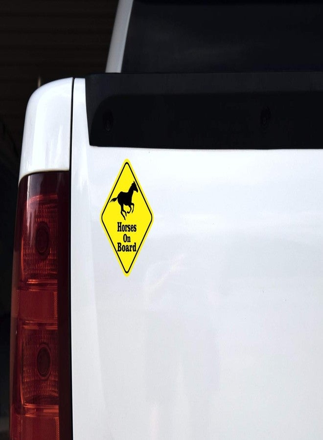 StickerTalk ملصق فينيل من StickerTalk Horses on Board، 5 بوصات × 5 بوصات - Image 2
