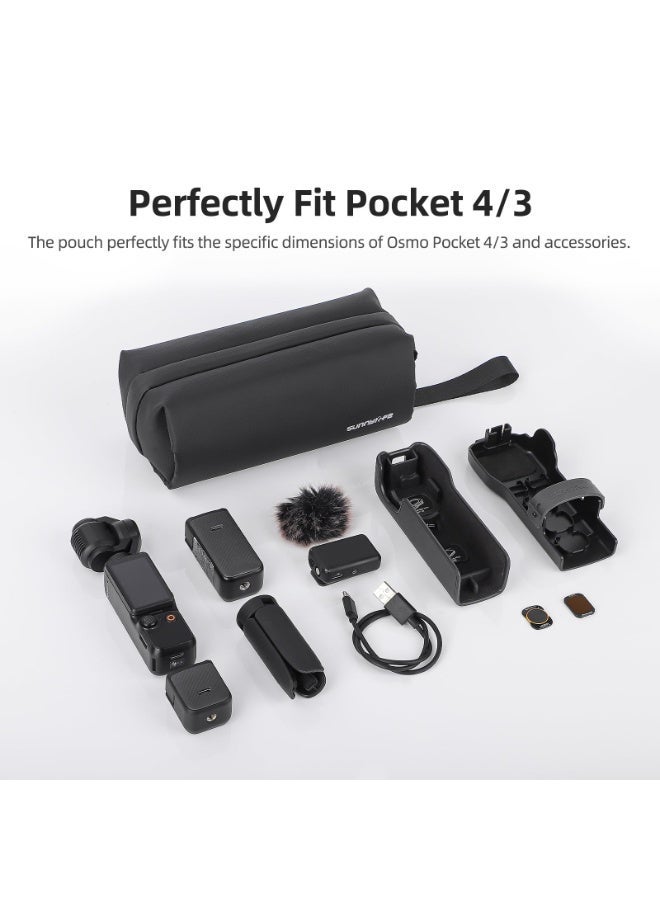 Protective Storage Case for DJI Osmo Pocket 4/3/Nano/Insta360 Go Ultra,  Storage Bag with Lanyard, Protection, Carrying Bag for Insta360 X5/Go3S/Digital Camera Accessory - Image 2