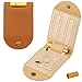 AKV Travel Cribbage Board Game Set Portable Cribbage Boards Unique 2 Track Cribbage Board Foldable PU Mini Cribbage Board with 4 Cribbage Pegs Folded314x492inAfter Unfolding L1031in 1Pcs - Image 2