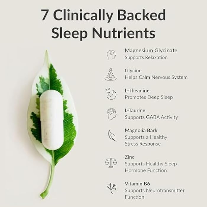 BIOptimizers Sleep Breakthrough Capsules - Natural Support Supplement | Calming Relief Aid for Adults | Non-Habit Forming | 60 Capsules - Image 5