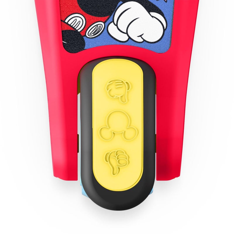 Jetson Disney Mickey™ 3-Wheel Kick Kids Scooter, LED Lights on Stem & Light-Up Wheels, Lightweight Frame, Height-Adjustable Handlebar, Lean-to-Steer System, Easy-Fold Mechanism, Ages 3+, JMCKY-3KIK - Image 3