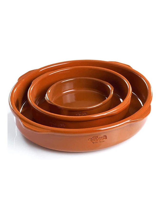Regas Clay Mud Round Dish Spanish Serving Plate 20cm - Image 3