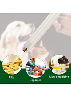 Patelai 4 Pieces Pet Syringe Pet Pill/Tablet Syringe With Safety Tip Small Animal Pill Shooter Pet Pill Feeding Dispenser For Cats Dogs Birds (White)  - Image 3