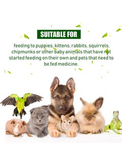 Patelai 4 Pieces Pet Syringe Pet Pill/Tablet Syringe With Safety Tip Small Animal Pill Shooter Pet Pill Feeding Dispenser For Cats Dogs Birds (White)  - Image 5