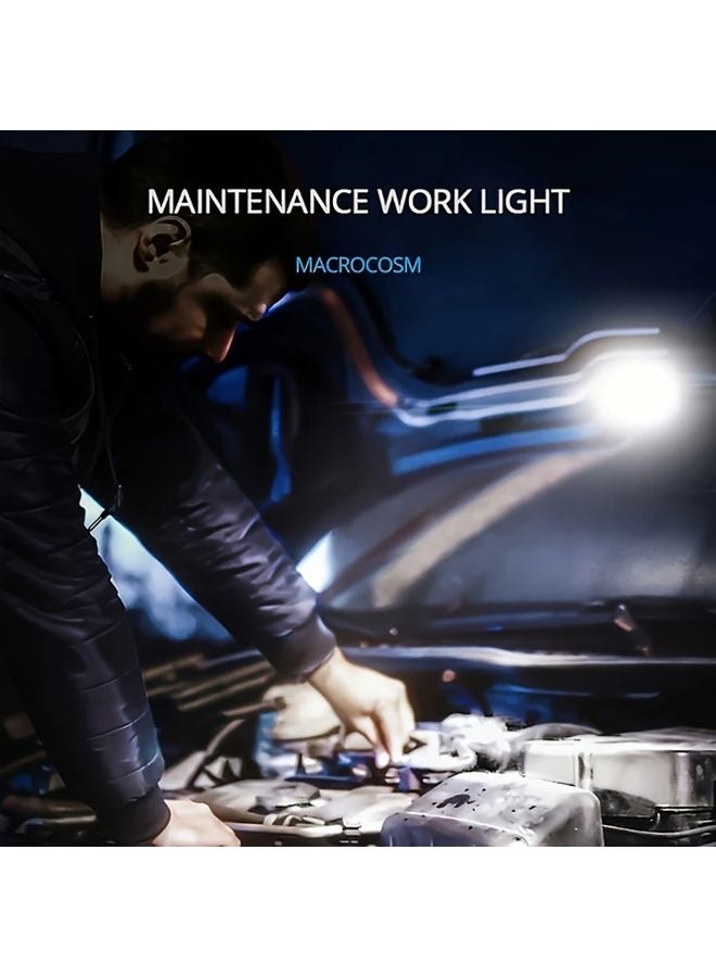 2pcs Rechargeable LED Keychain Flashlight Portable Mini Light For Outdoor Camping - Image 5