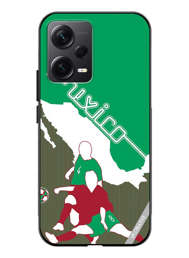 VR CREATIVE Protective Case Cover For Xiaomi Redmi Note 12 Discovery Mexico Football Soccer Players Design Multicolour - Image 1