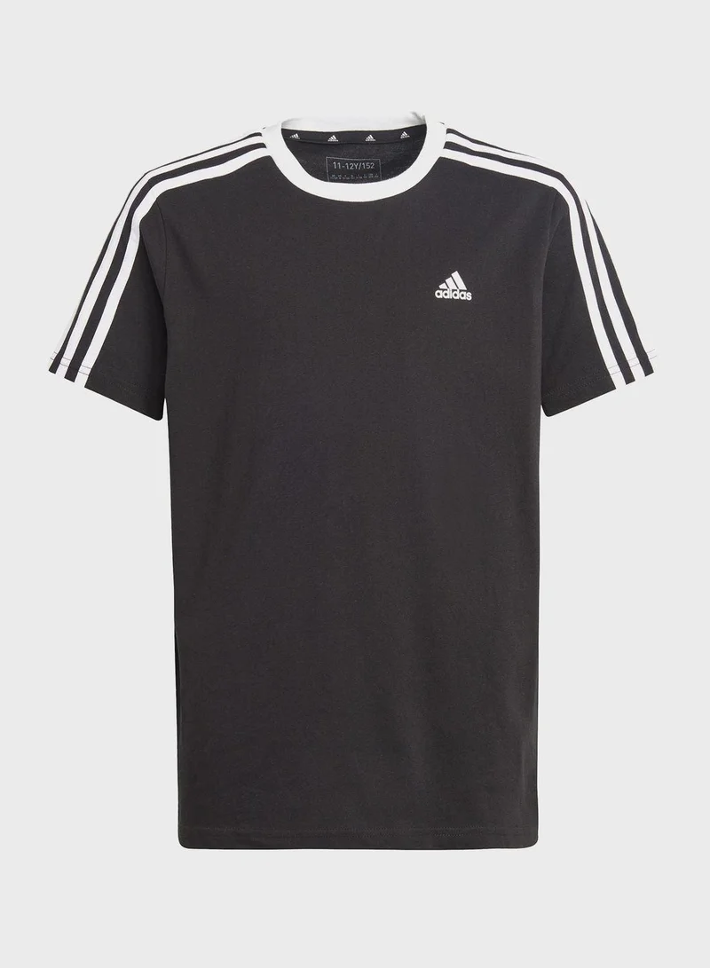 Adidas G 3S Bf T Black Training T-Shirts 7-8Y