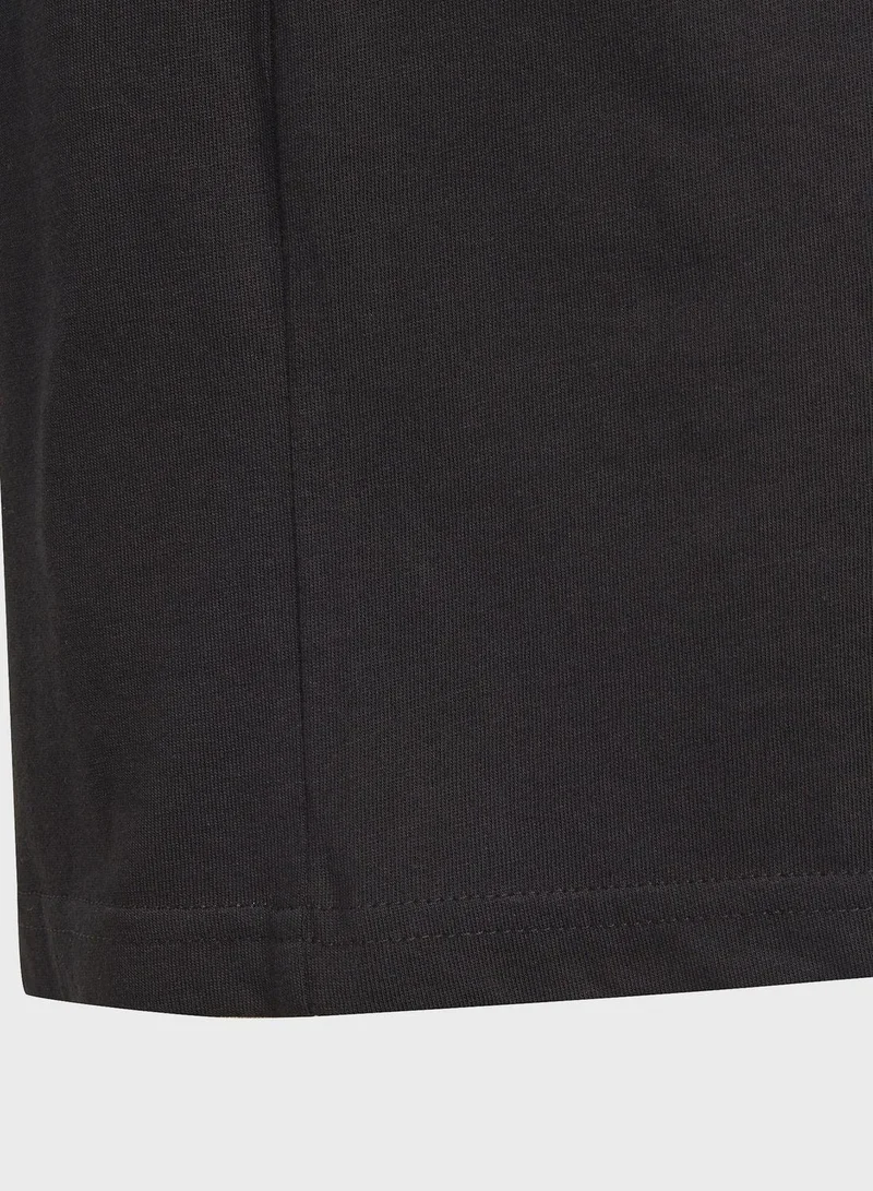 Adidas G 3S Bf T Black Training T-Shirts 7-8Y