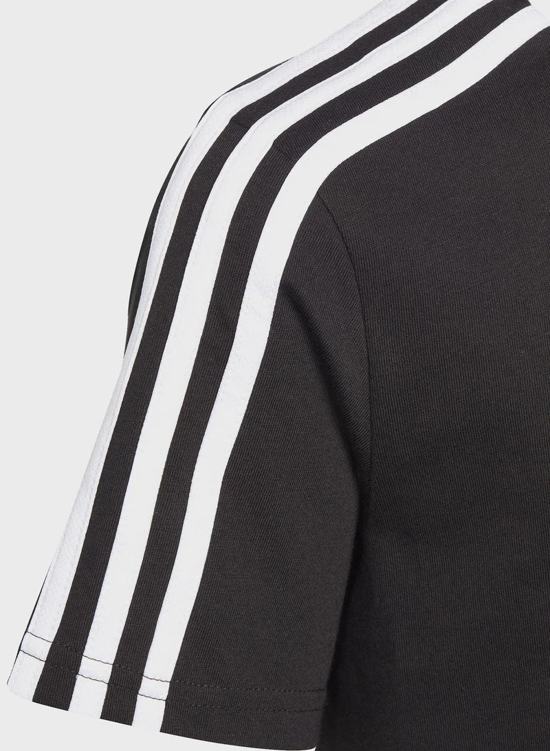 Adidas G 3S Bf T Black Training T-Shirts 7-8Y