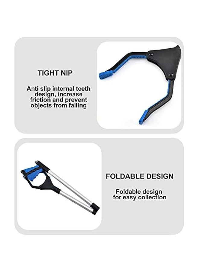 Generic - 32 Grabbers Reacher Tool, Reacher Grabbers Pickup Tool, Handy Trash Claw Grabbers, 360° Rotating, Magnet End, Foldable, No-Slip, Firm Grip, for Elderly, Trash Pick Up - Image 1