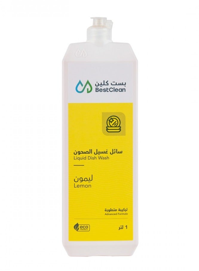 Best Clean Dishwashing Liquid 1 Liter Lemon - Image 1