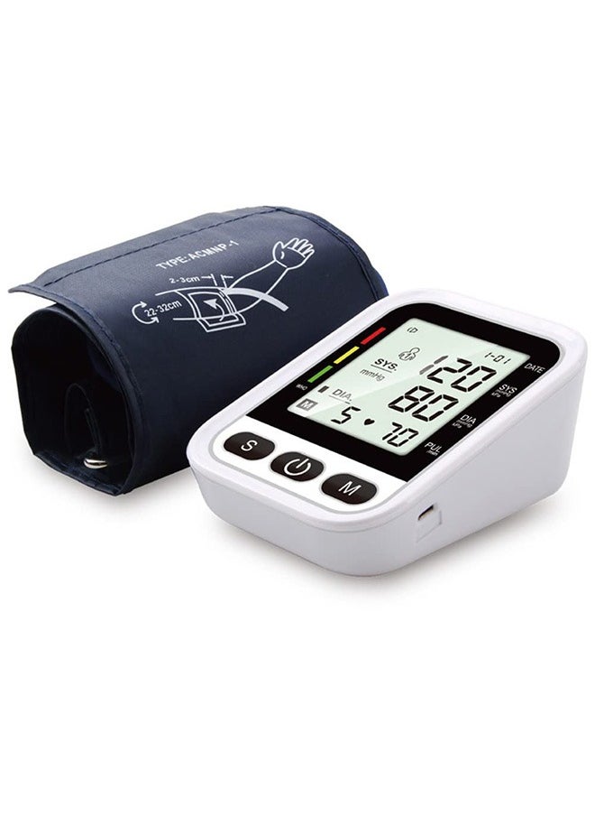 DMG TECH DMG Blood Pressure Monitor, Upper Arm Blood Pressure Monitor With Lcd Display, Portable Fully Automatic Accurate Readings Wrist Upper Arm Blood Pressure Monitor, Memory Voice Prompt  - Image 4