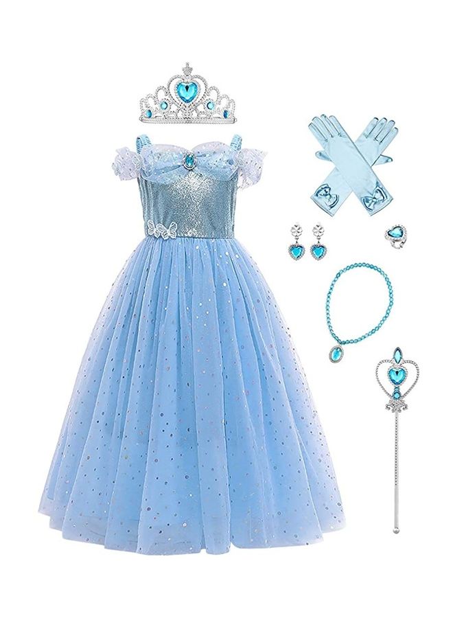 Sofia Aurora Cinderella Princess Fancy Dress Costume With Accessories Set 71x67x90cm - Image 1