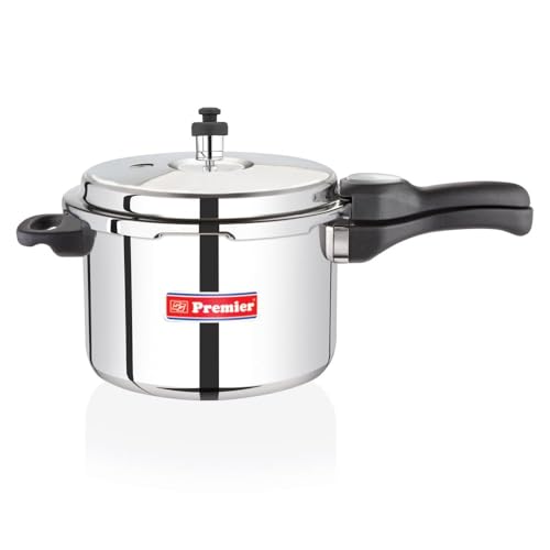 Premier Comfort Stainless steel Sandwich bottom Pressure Cooker (Stainless steel, 7.5 Ltr) - Image 1