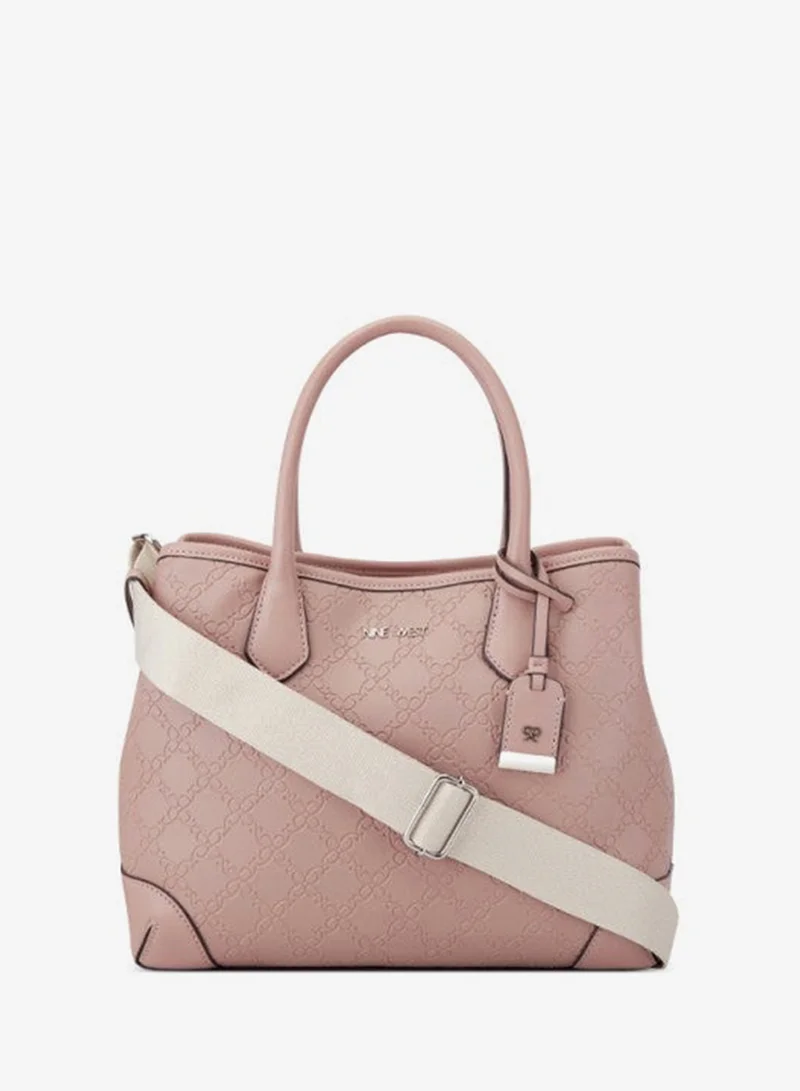 ناين ويست KYLENE Debossed Satchel Bag