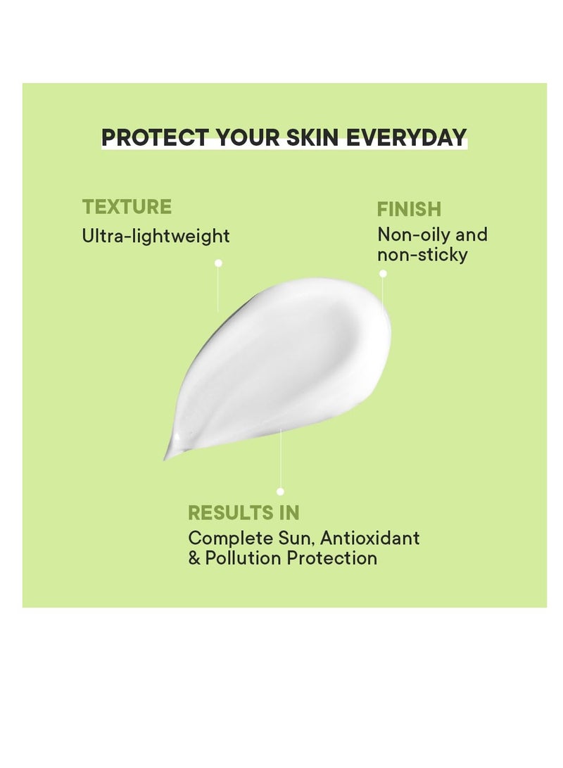 كوينش كريم الوقاية من الشمس فيتامين هـ 50 PA للبشرة المتوهجة| خفيف الوزن للغاية وغير زيتي ولا يحتوي على حماية من الأشعة فوق البنفسجية الطويلة والمتوسطة المصنوعة في كوريا للنساء والرجال، 50 مل - Image 2