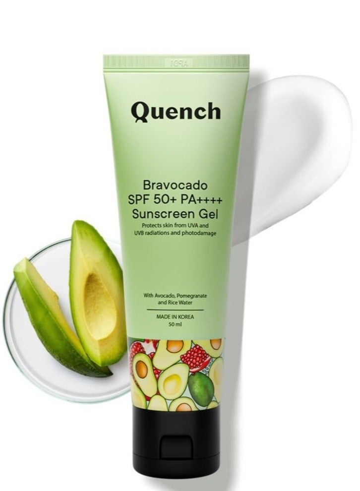 كوينش كريم الوقاية من الشمس فيتامين هـ 50 PA للبشرة المتوهجة| خفيف الوزن للغاية وغير زيتي ولا يحتوي على حماية من الأشعة فوق البنفسجية الطويلة والمتوسطة المصنوعة في كوريا للنساء والرجال، 50 مل - Image 1