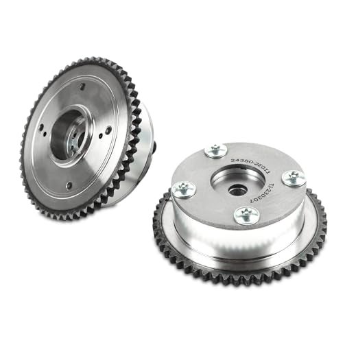 PANGOLIN 2PCS Exhaust & Intake VVT Timing Camshaft Gear Sprocket Phaser Adjuster 24370-2E010 24350-2E011 for 2013 Elantra GT 1.8L, for 2014 Elantra GT 2.0L - Image 1