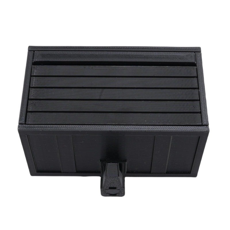 Wall Mounted Key Holder: Plastic Toy Garage Style With Smooth Operating Door - Space Saving Key Organizer for Entryway, Car Enthusiasts And Home Decor - Image 1