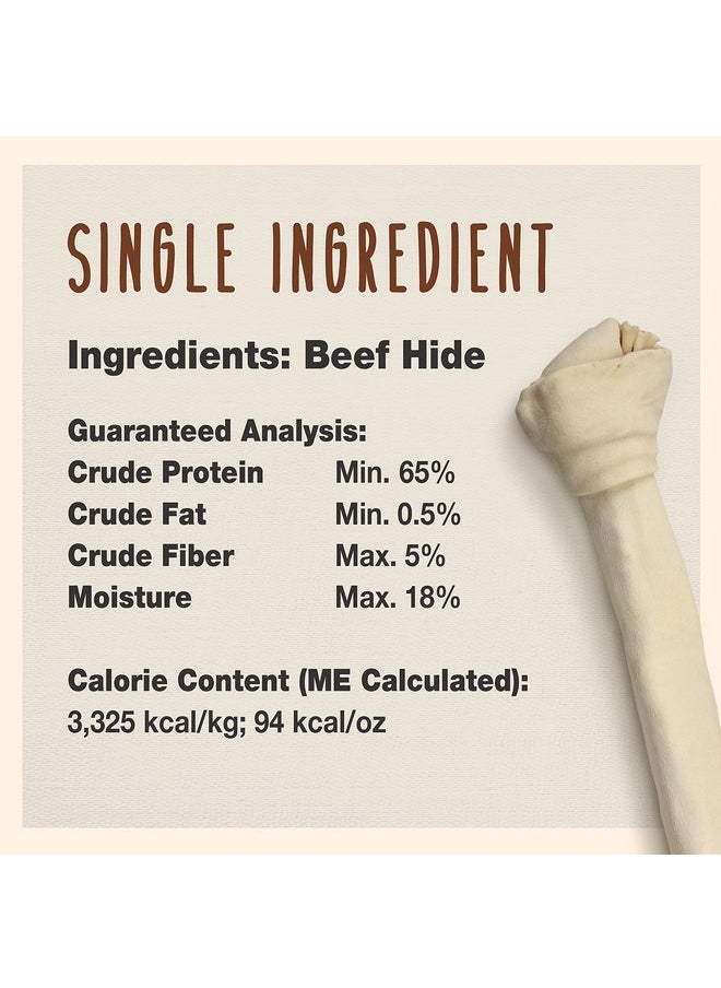 Cadet Cadet Premium Grade Beef Hide for Dogs, Rawhide Long Lasting Dog Chews, Chips, Curls & Rolls for Small/Medium/Large Dogs  - Image 3