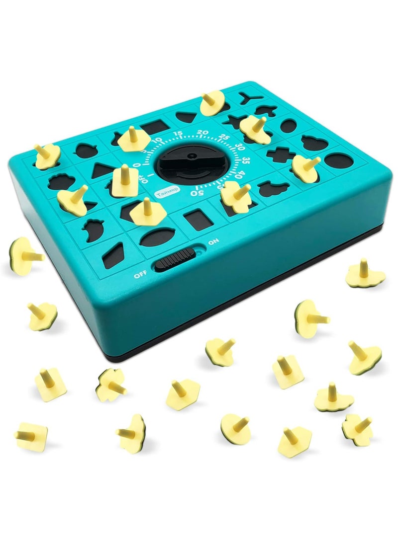 Arabest Timing Puzzle Toy, Winning Fingers Shape Toy Puzzle Game, Pop Up Board Game With Shape Puzzles, Two Players Concentration Games Puzzle Board Matching Game, Purple - Image 4