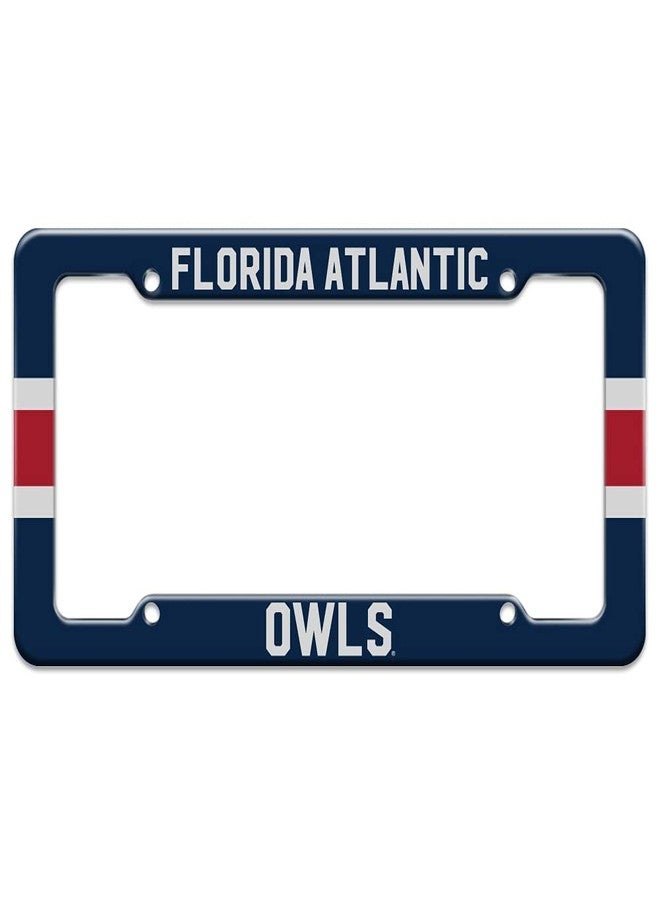 GRAPHICS & MORE Florida Atlantic University Stripe License Plate Tag Frame - Image 1