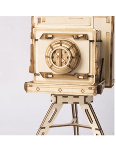Robotime Rolife CAMERA 3D Wooden Puzzle TG403, 3D Wooden Puzzles for Adults/Teens, Creative Home Decor, Unique Gift for Craft Hobby Adults/Teens  - Image 4