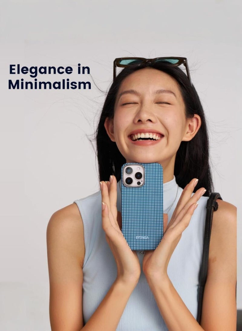 بيتاكا جراب ماجسيف لهاتف آيفون 16 برو  / حماية التغطية الكاملة /نحيف للغاية / مقبض ثلاثي الأبعاد / حافة كاميرا مرتفعة / حماية من السقوط والتلف - أزرق محيطي - Image 3