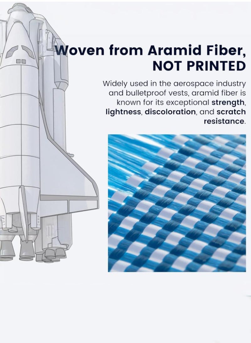 بيتاكا جراب ماجسيف لهاتف آيفون 16 برو  / حماية التغطية الكاملة /نحيف للغاية / مقبض ثلاثي الأبعاد / حافة كاميرا مرتفعة / حماية من السقوط والتلف - أزرق محيطي - Image 5