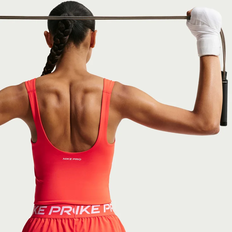 Nike Red Women's Pro Sports Bra Tank Top for Women | Best Price UAE