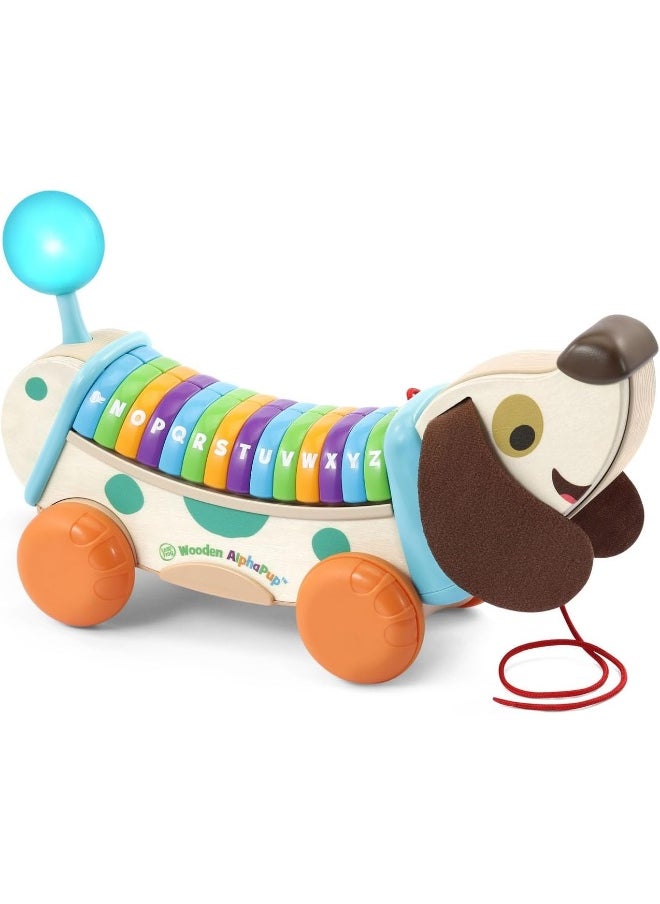 LeapFrog Wooden Alphapup, Wooden Toddler Toys For 1 2 3 Years Old Boys Girls, Number Counting Toys First Birthday Gifts For 1-2 Years, Preschool Educational Fine Motor Skills Toy  - Image 4