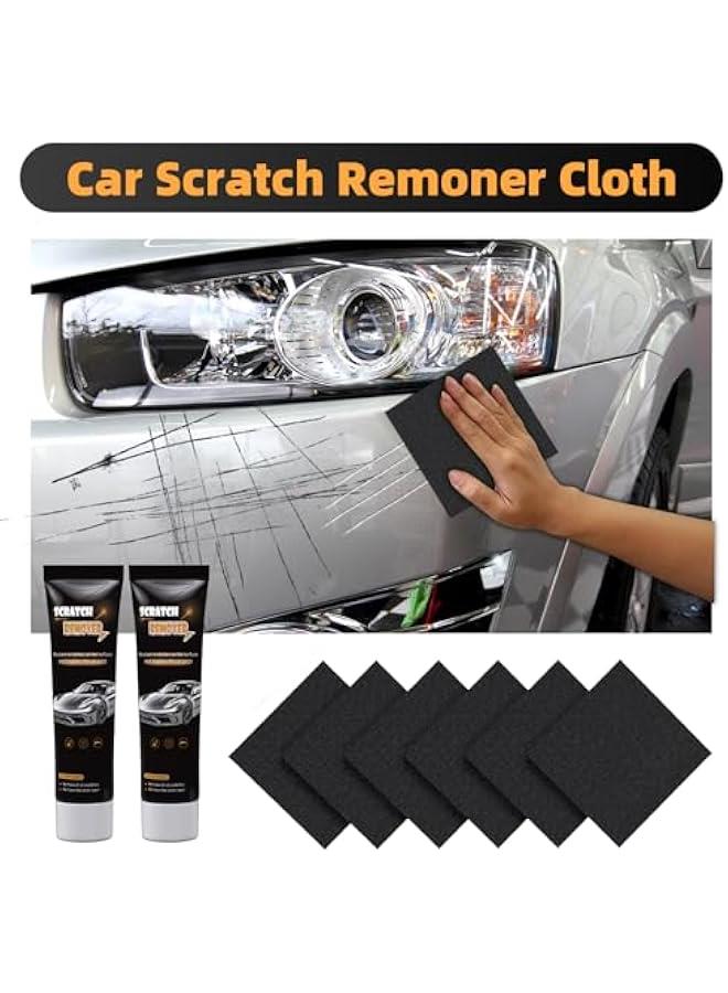 2025 Upgrade Nano Sparkle Cloth Car Scratch Remover, New Car Scratch Repair Paste, Magic Nano Cleaning Cloth Scratch Remover for Deep Scratch Repair-drakblack - Image 2