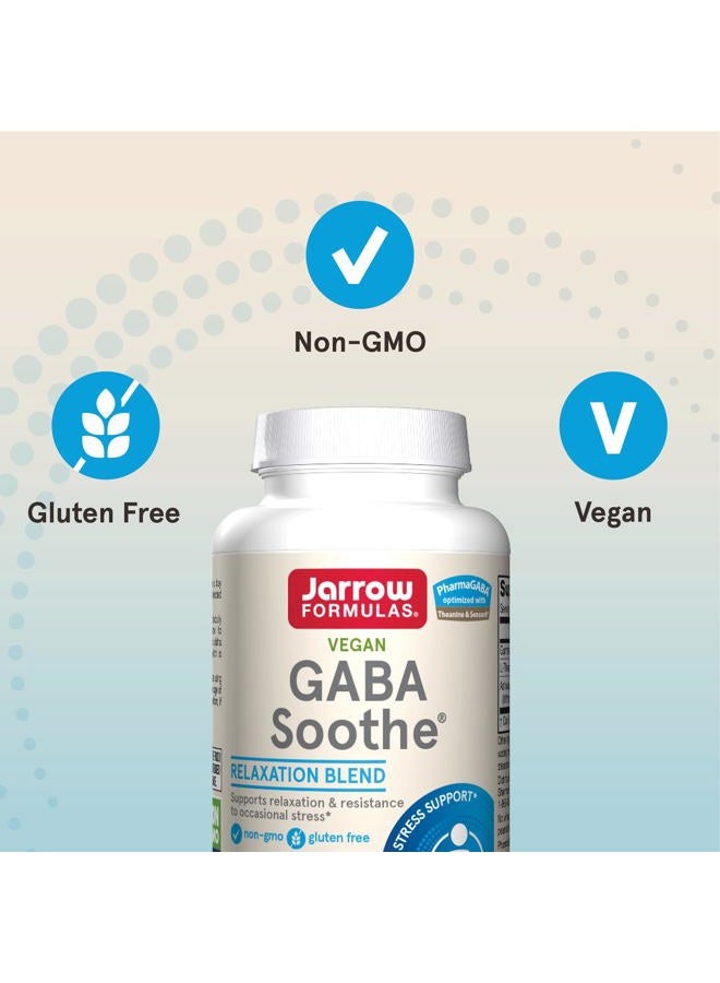 jarrow formulas ® GABA Soothe®, 3 Ingredient Dietary Supplement for Relaxation and Occasional Stress, 30 Veggie Capsules, 30 Day Supply - Image 5