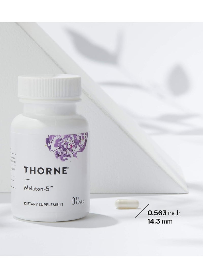 Thorne - Melaton-5 Dietary Supplement 60 Capsules - Image 1
