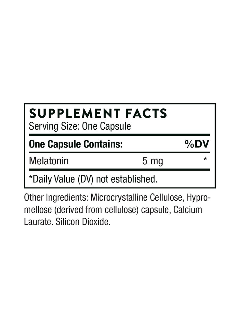 Thorne - Melaton-5 Dietary Supplement 60 Capsules - Image 1