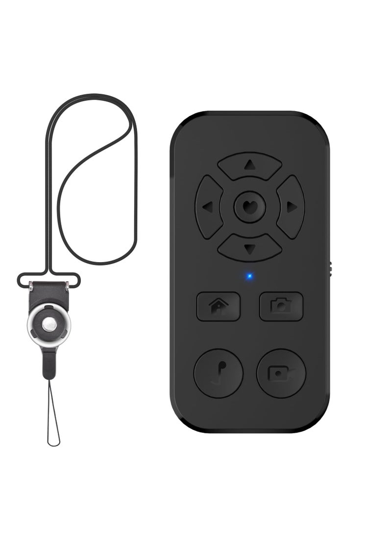 Excefore Bluetooth Scrolling Page Turner, Bluetooth Page Turner for Kindle App, Camera Photo and Video Clicker for iPhone, Support Tiktok Video Recording/Play/Pause/Give a Like  - Image 1