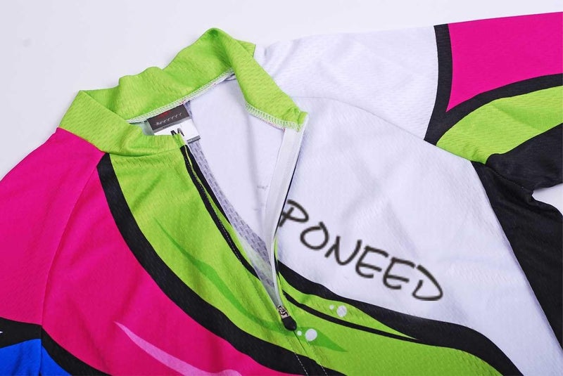 sponeed Women's Cycle Jersey Long Sleeve Bike Riding Clothes Breathable - Image 2