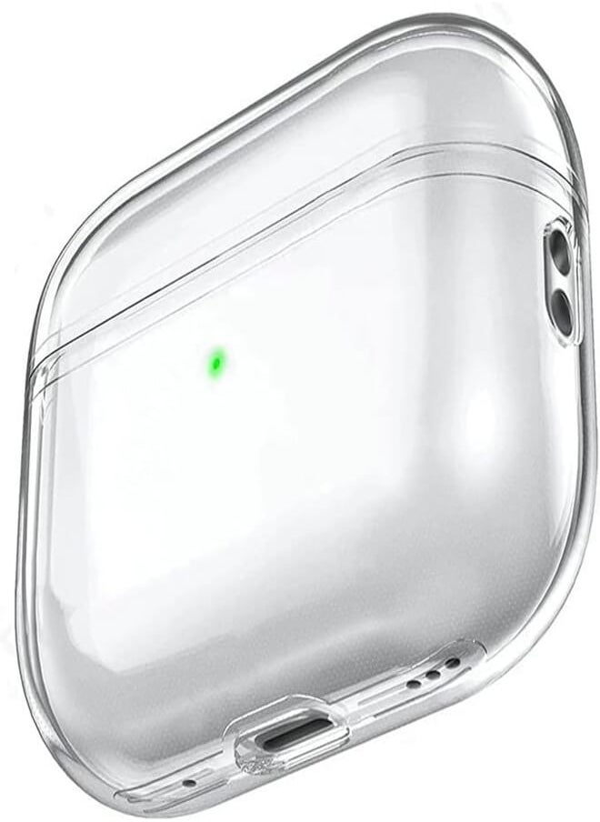 USTIYA USTIYA Case for AirPods Pro 2nd Gen 2022 Clear Protective Cover Transparent Key Chain Strap Protection Wireless Charging funda 