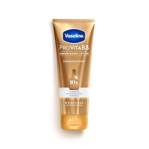 Vaseline Pro VitaB3 Serum Burst Lotion Luminous Glow Healthy, Glowing Skin, Lightweight 10x Antioxidant Power of Vitamin C with Vitamin B3, Hyaluronic Acid & Vitamin E, 7.5 Fl Oz - Image 1