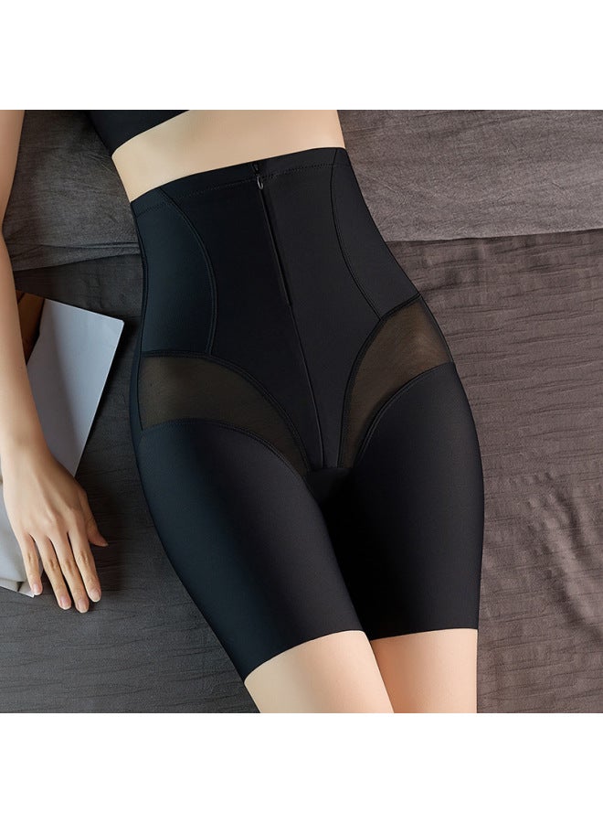 Invisible Zipper Seamless High Waist Hip Lifting Abdominal Pants Strong Belly Boosted Pants Postpartum Recovery Sculpting Pants